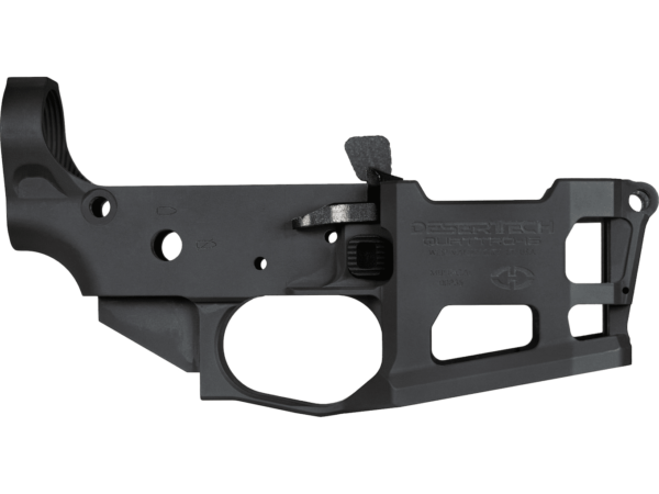 Desert Tech Quattro-15 Stripped Lower Receiver Black with Quadmag-53