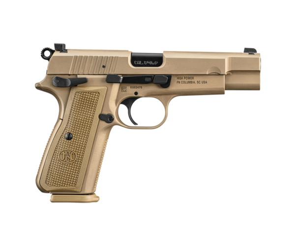 FN High Power FDE 9mm 4.7 Pistol - 10+1 Rounds For Sale