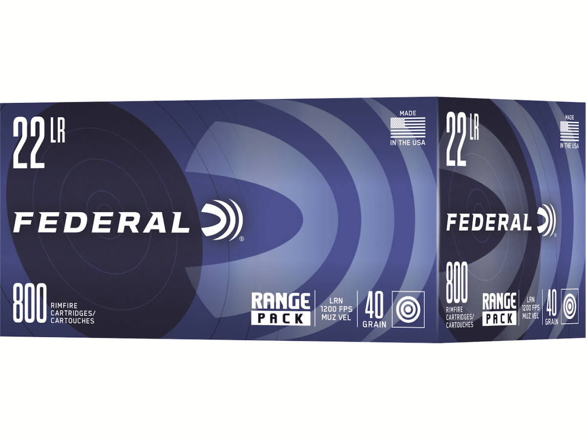 Federal Champion Ammunition 22 Long Rifle High Velocity 40 Grain Lead Round Nose