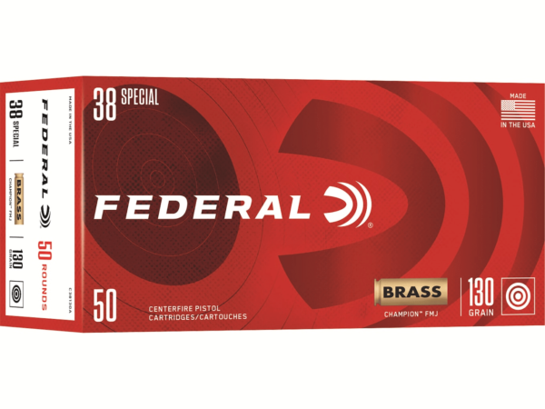 Federal Champion Ammunition 38 Special 130 Grain Full Metal Jacket