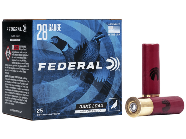 Federal Game Load Upland Hi-Brass Ammunition 28 Gauge 2-3/4" 1 oz