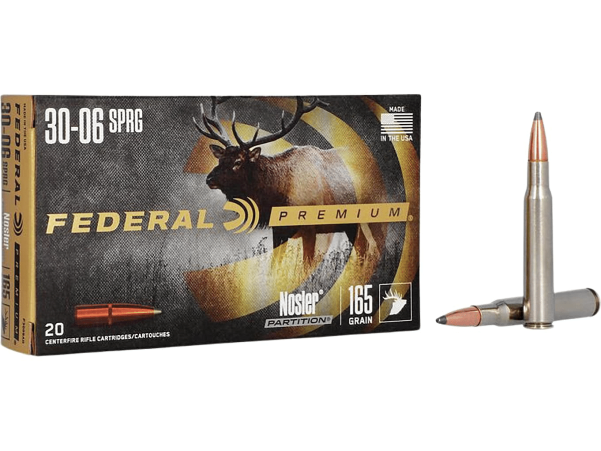 Federal Premium Ammunition 308 Winchester 150 Grain Nosler Partition Box of 20