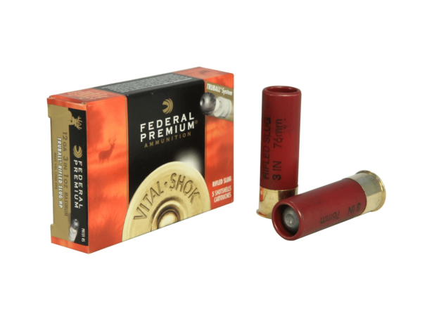 Federal Premium Vital-Shok Ammunition 12 Gauge 3" 1 oz TruBall Hollow Point Rifled Slug