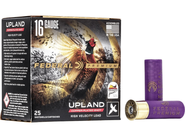 Federal Premium Wing-Shok Ammunition 16 Gauge 2-3/4" 1-1/8 oz Buffered Copper Plated Shot