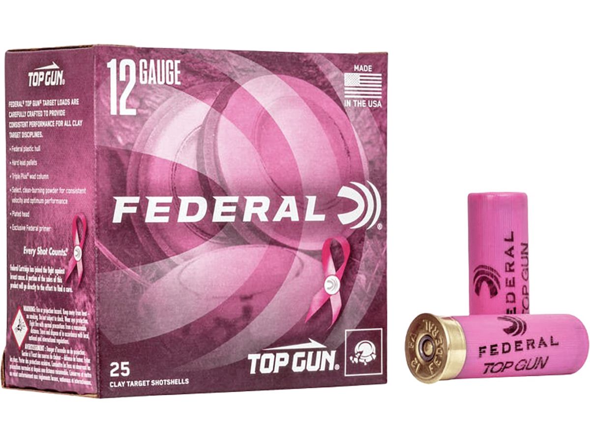 Buy Federal Top Gun Ammunition 12 Gauge 2-3/4" 1-1/8 oz #8 Shot Pink Hull Online