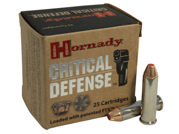 Hornady Critical Defense Ammunition 357 Magnum 125 Grain FTX Box of 25