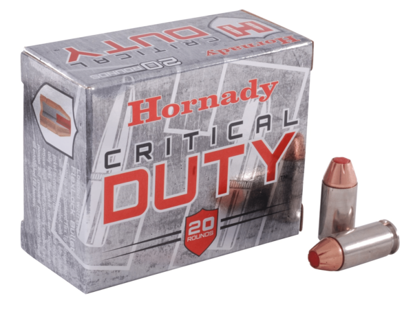 Hornady Critical Duty Ammunition 40 S&W 175 Grain FlexLock Box of 20