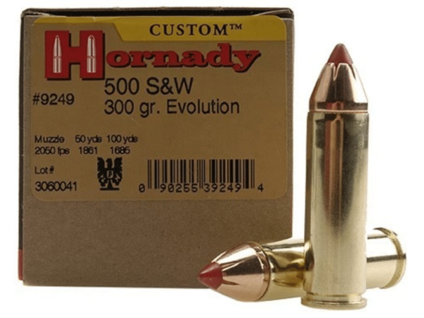 Hornady Custom Ammunition 500 S&W Magnum 300 Grain FTX Box of 20