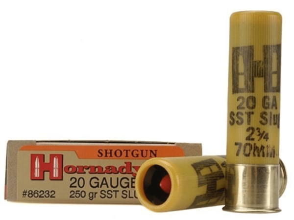 Hornady SST Ammunition 20 Gauge 2-3/4" 250 Grain FTX Sabot Slug Box of 5