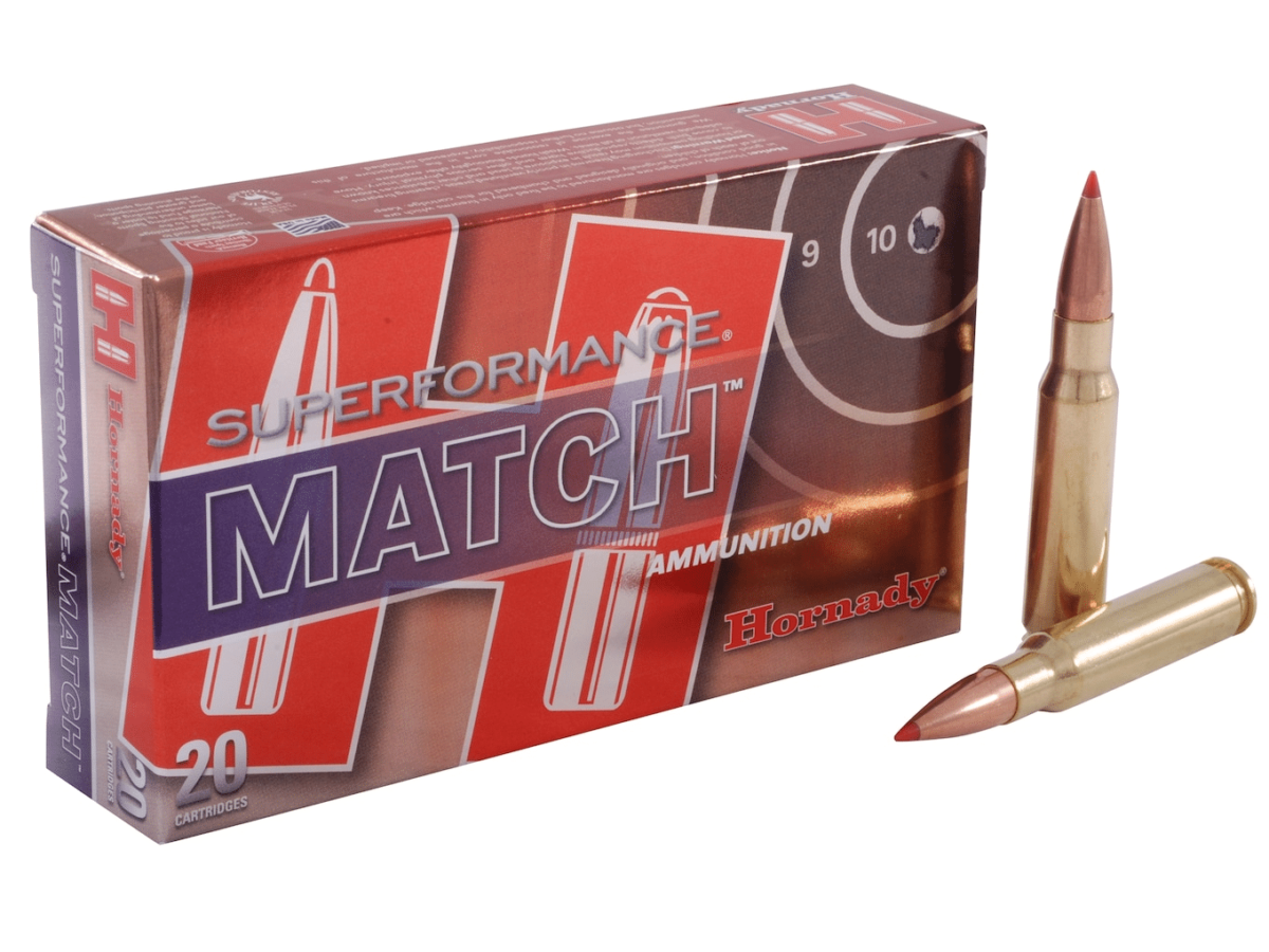 Hornady Superformance Match Ammunition 308 Winchester 168 Grain ELD Match Box of 20