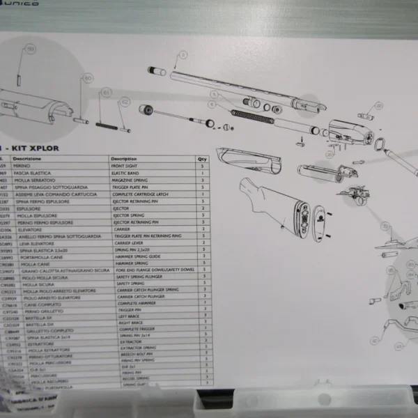 Kit Spare Parts For Semi Auto XPLOR