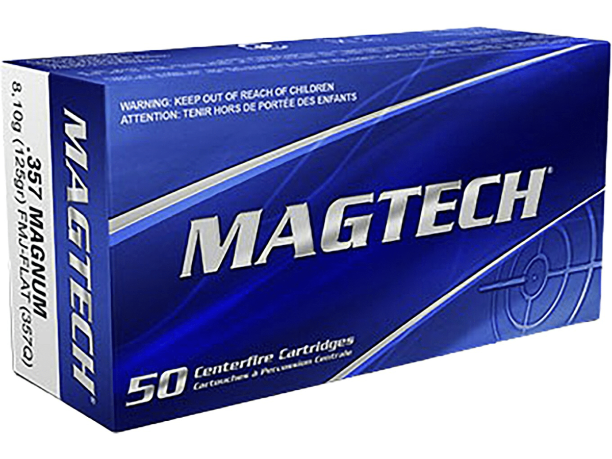 Magtech Ammunition 357 Magnum 125 Grain Full Metal Jacket