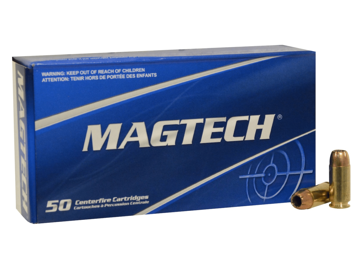 Magtech Ammunition 40 S&W 180 Grain Jacketed Hollow Point Box of 50