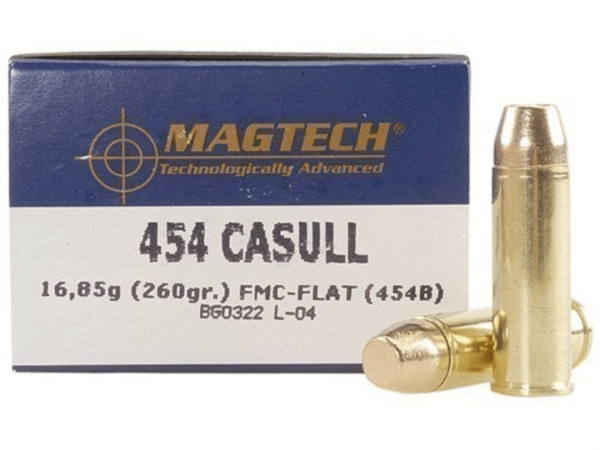 Magtech Ammunition 454 Casull 260 Grain Full Metal Jacket Box of 20