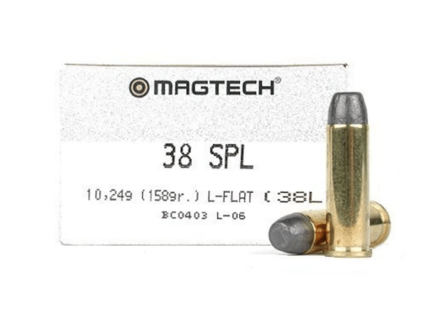 Magtech Cowboy Action Ammunition 38 Special 158 Grain Lead Flat Nose