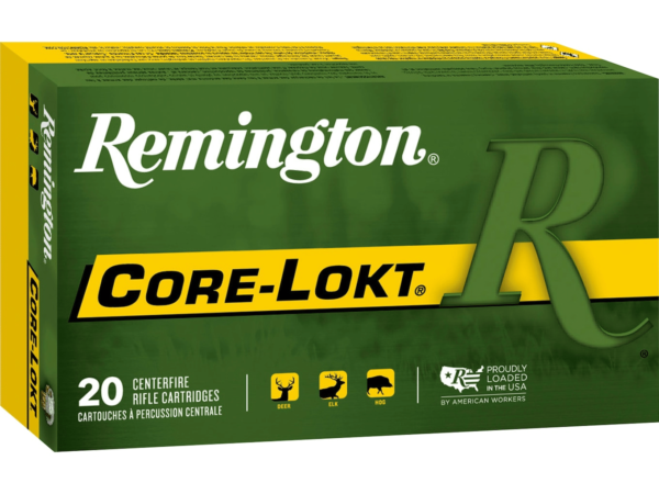 Remington Core-Lokt Ammunition 30-06 Springfield 220 Grain Core-Lokt Soft Point Box of 20