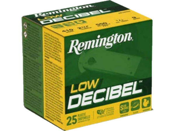 Remington Low Decibel Ammunition 410 Bore 2-1/2" 1/2 oz #9 Shot