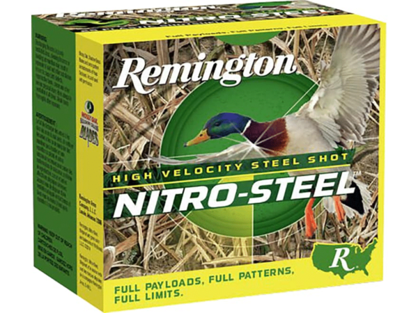 Remington Nitro-Steel High Velocity Ammunition 10 Gauge 3-1/2" 1-1/2 oz Non-Toxic Plated Steel Shot