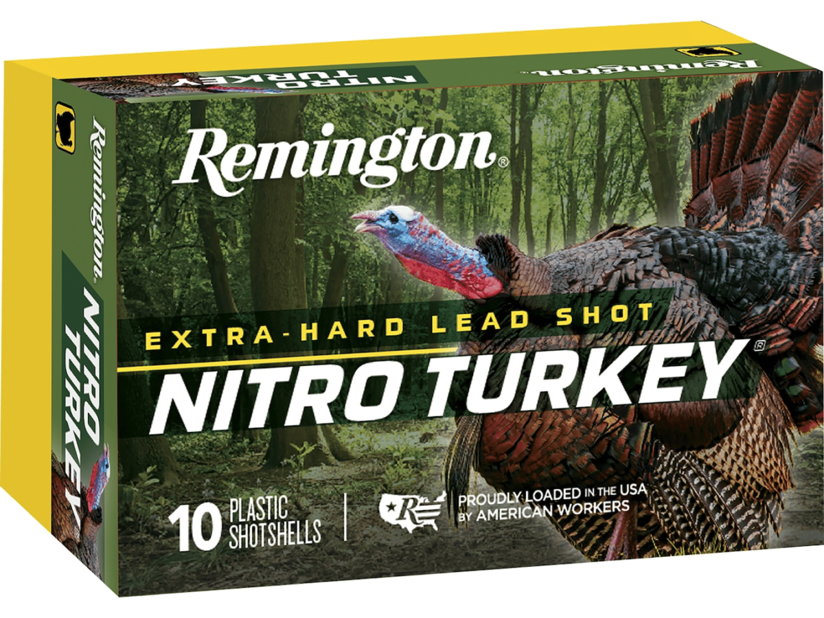 Remington Nitro Turkey Ammunition 12 Gauge 2-3/4" 1-1/2 oz Buffered Shot