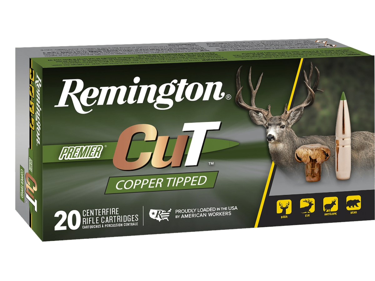 Remington Premier CuT Ammunition 270 Winchester 130 Grain Polymer Tip Lead Free Box of 20