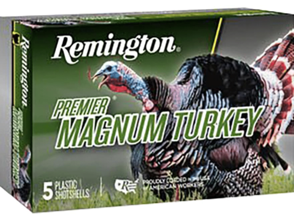 Remington Premier Magnum Turkey Ammunition 10 Gauge 3-1/2" 2-1/4 oz #4 Copper Plated Shot