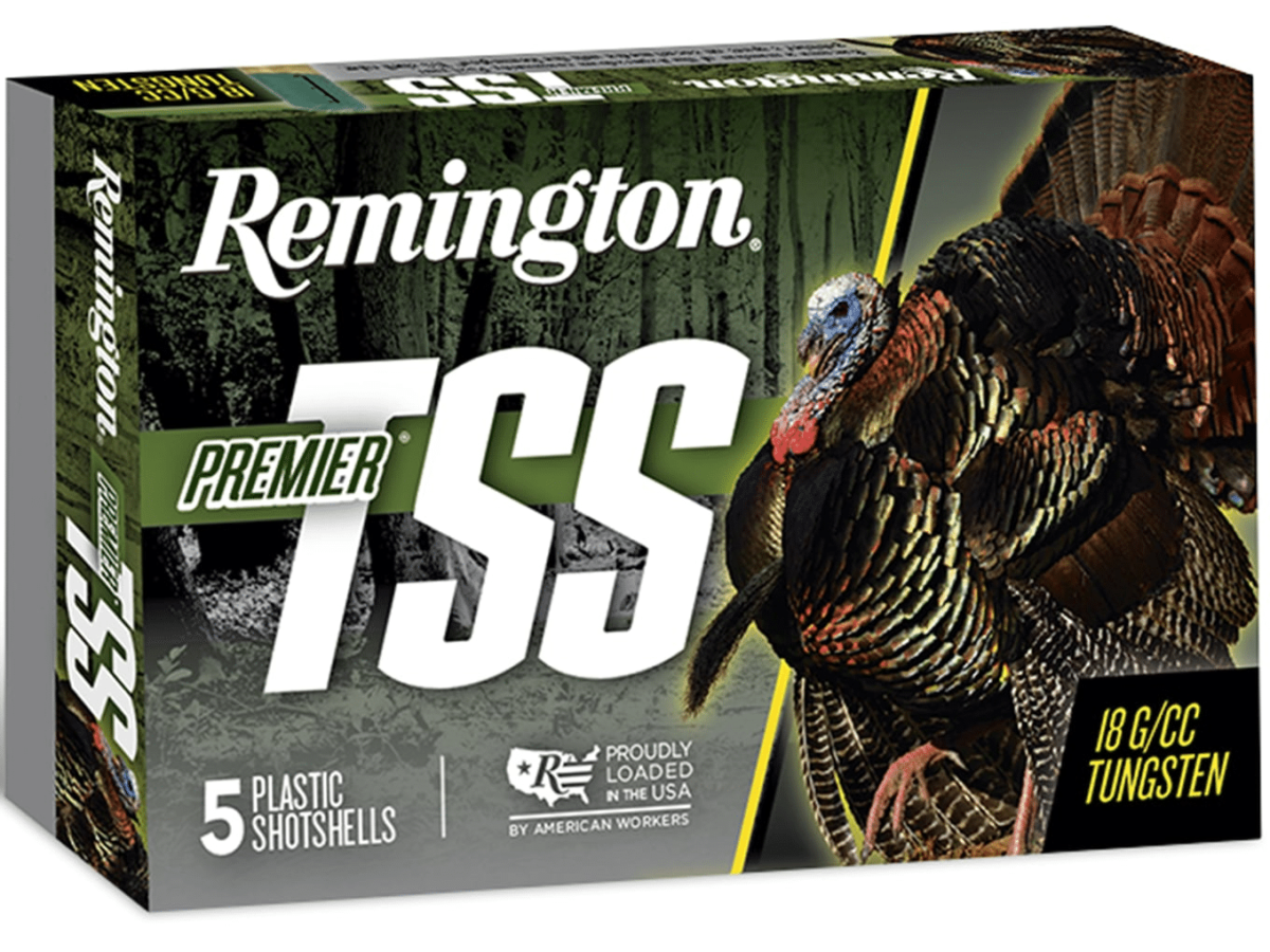 Buy Remington Premier TSS Turkey Ammunition 20 Gauge 3" 1-1/2 oz Non-Toxic Tungsten Super Shot Box of 5 Online