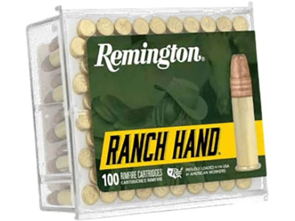 Remington Ranch Hand Ammunition 22 Long Rifle 40 Grain Plated Round Nose