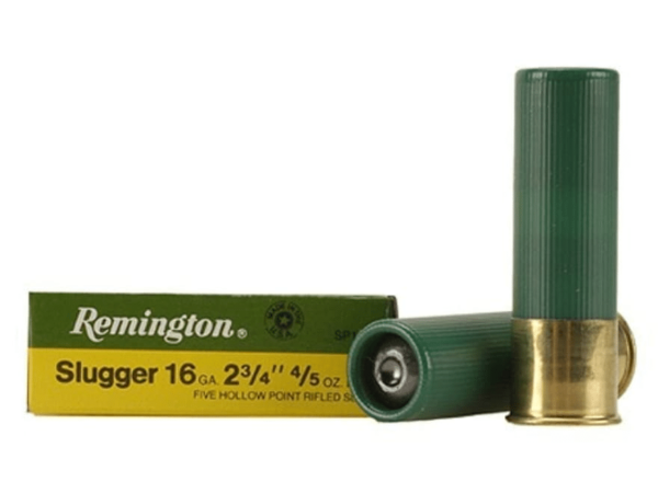 Remington Slugger Ammunition 16 Gauge 2-3/4" 4/5 oz Rifled Slug