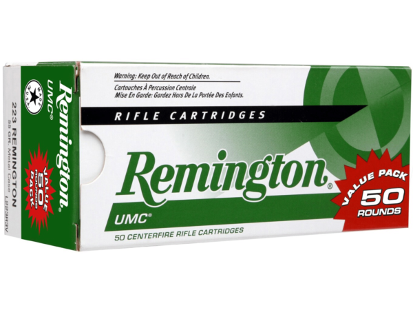 Remington UMC Ammunition 223 Remington 55 Grain Full Metal Jacket