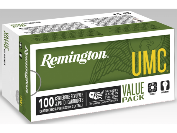 Remington UMC Ammunition 38 Special +P 125 Grain Jacketed Hollow Point