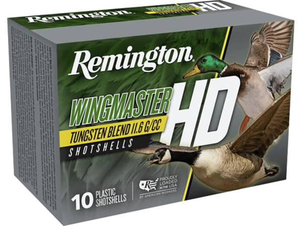 Remington Wingmaster HD Ammunition 20 Gauge 3" 1-1/8 oz Non-Toxic Tungsten Alloy Shot