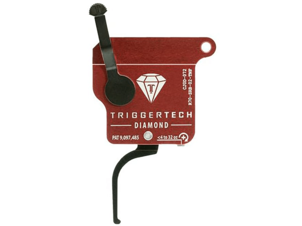 TriggerTech Black Diamond Trigger Remington 700 Clones Single Stage with Safety Black