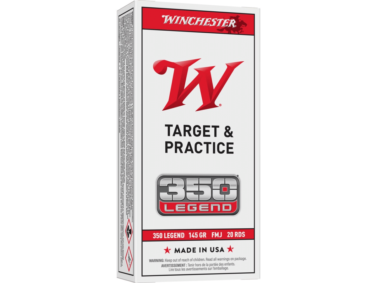 Winchester USA Ammunition 350 Legend 145 Grain Full Metal Jacket